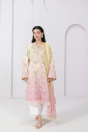 Qalamkar EM-08 (A) SIERRA Qprints ii (Unstitched)