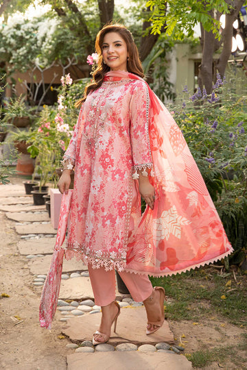 M.Basic by Maria B Unstitched 3 Piece Eid II Lawn Collection'2025-MB-910-B