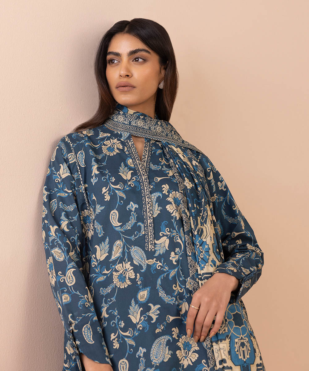 Sapphire U2DD24D219 Printed 2pc Lawn