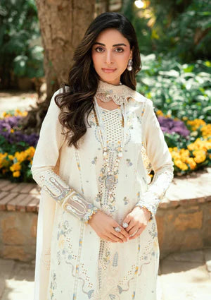 Qalamkar SB#09 Adeena Lawn Luxury Eid Edit 25 (unstitched)