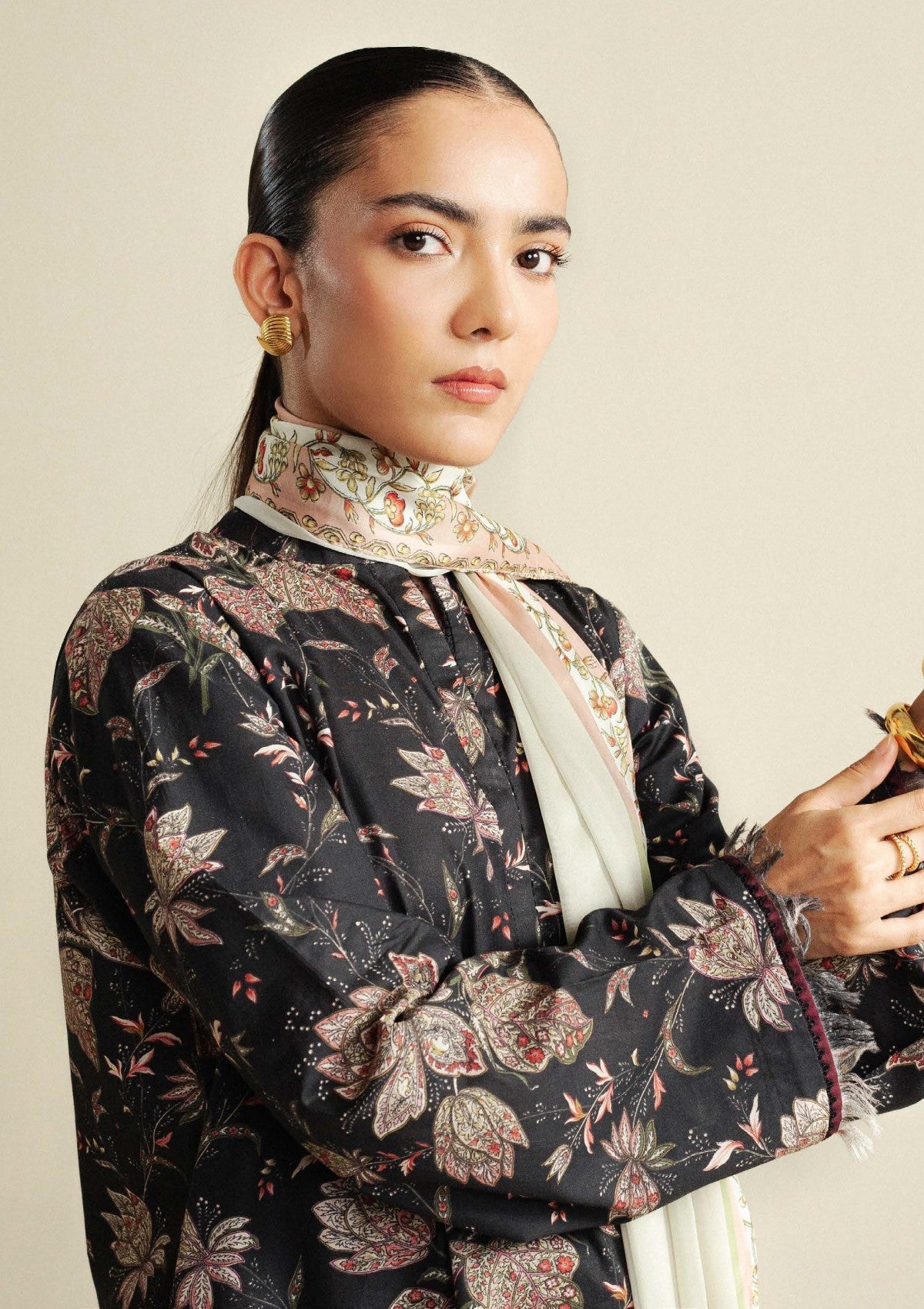 Coco by Zara shahjahan Daisy D8B Drop-4 Unstitched 25'