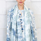 CROSS STITCH WHIMSICAL TEAL-3PC COTTON SATIN READY TO WEAR