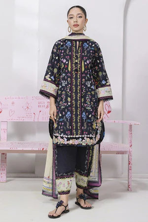 Qalamkar EM-09 (B) PAIGE Qprints ii (unstitched)