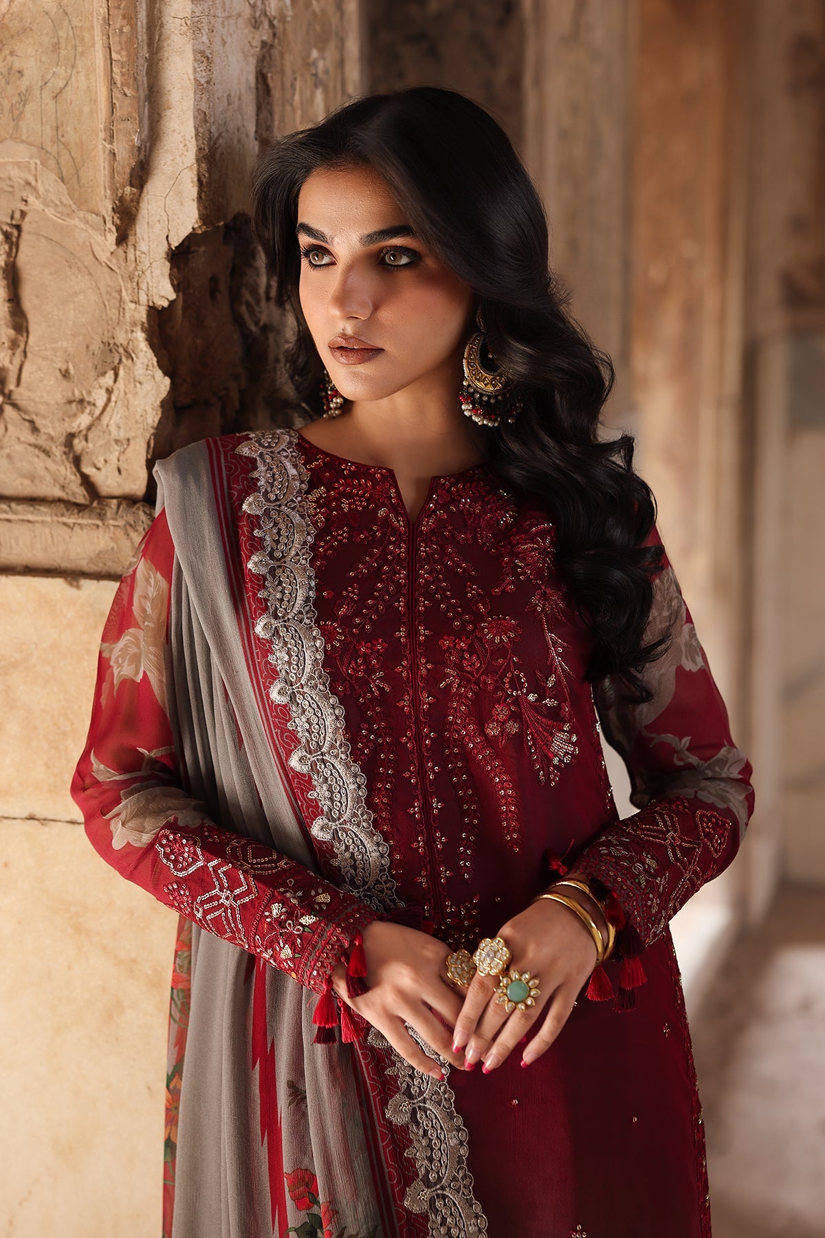 Charizma VSL25-45 Vasal Vol-06 3-pc Unstitched Chiffon Collection 25'