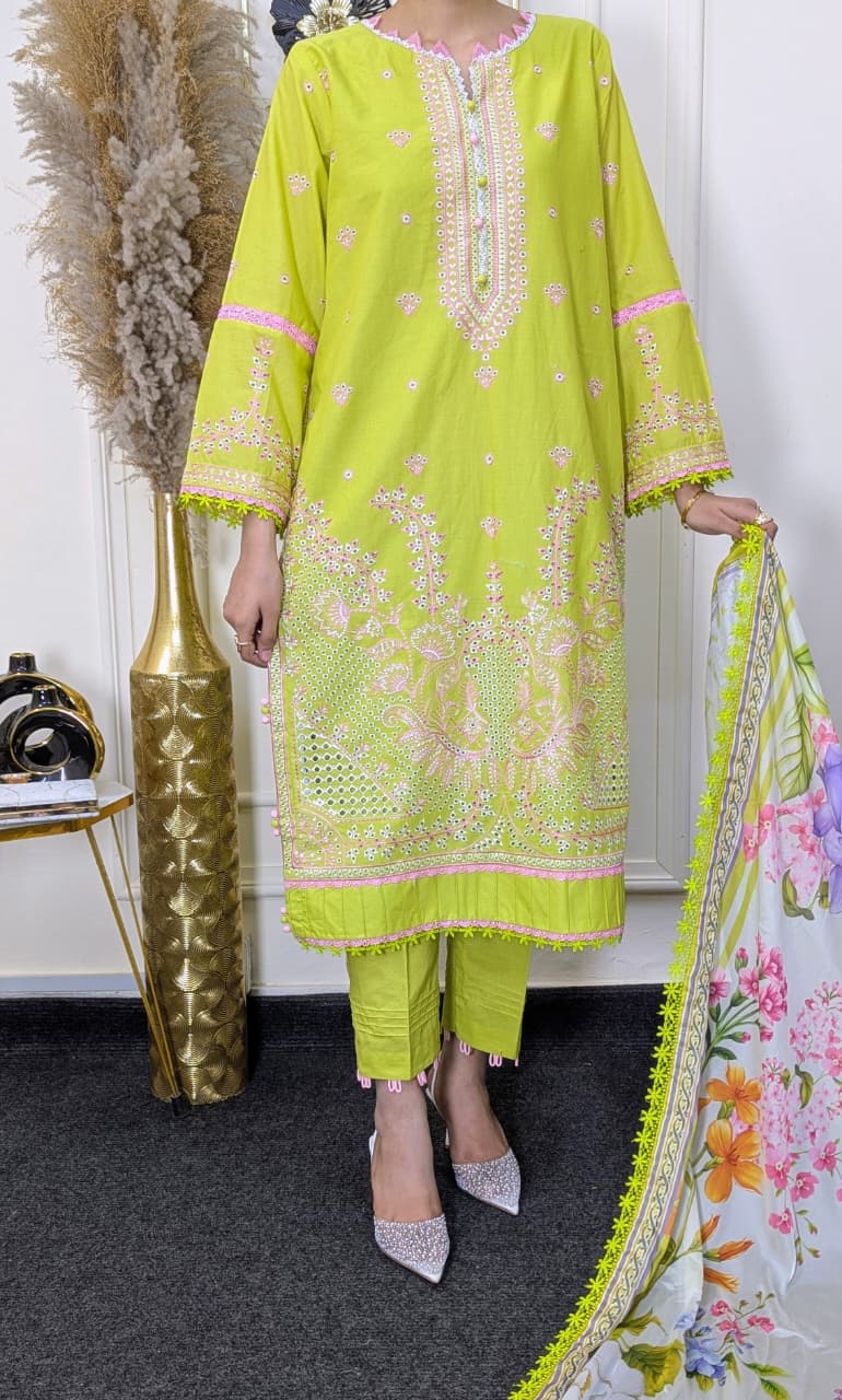 Zellbury WUC25E30081 Chikankari Ready to wear