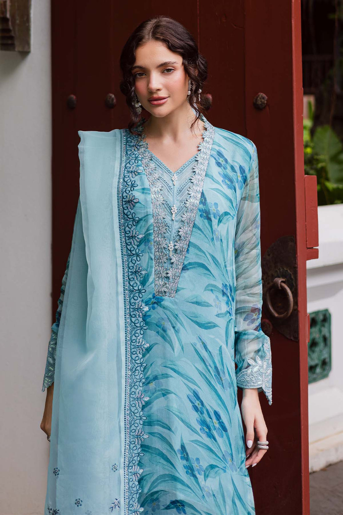 Nureh NU2-183 Ballerina Unstitched Formals 25'