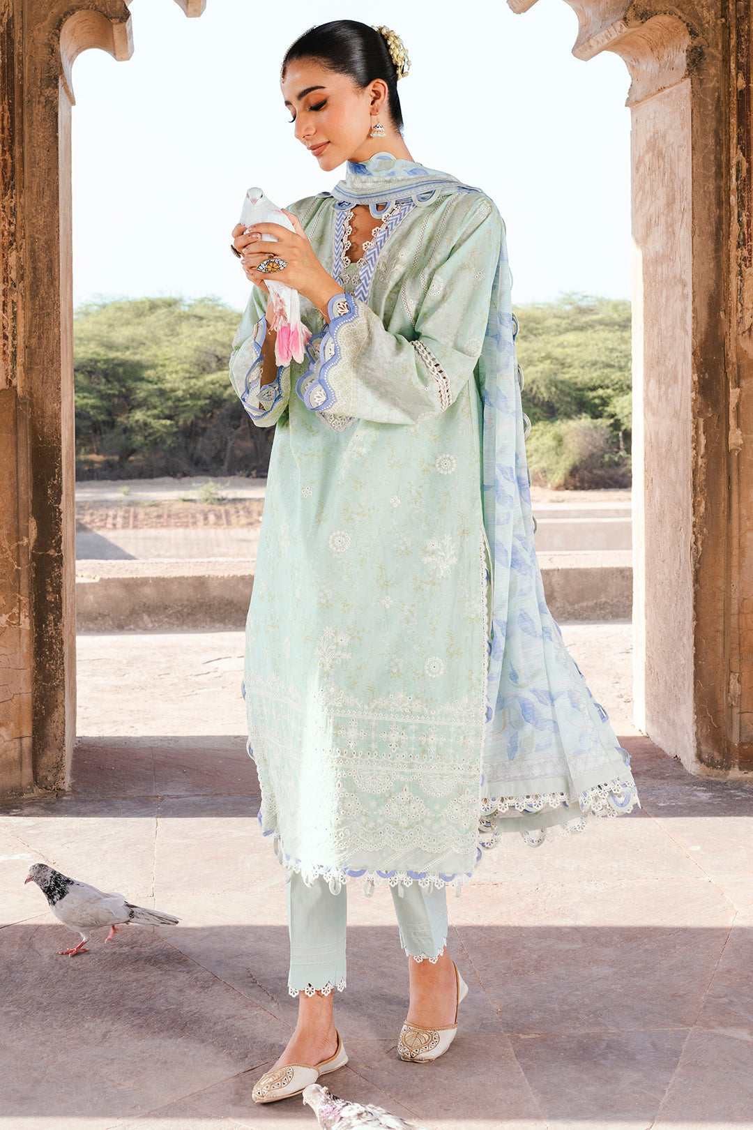 Zellbury WUS25E30529 Chikankari Collection 25'