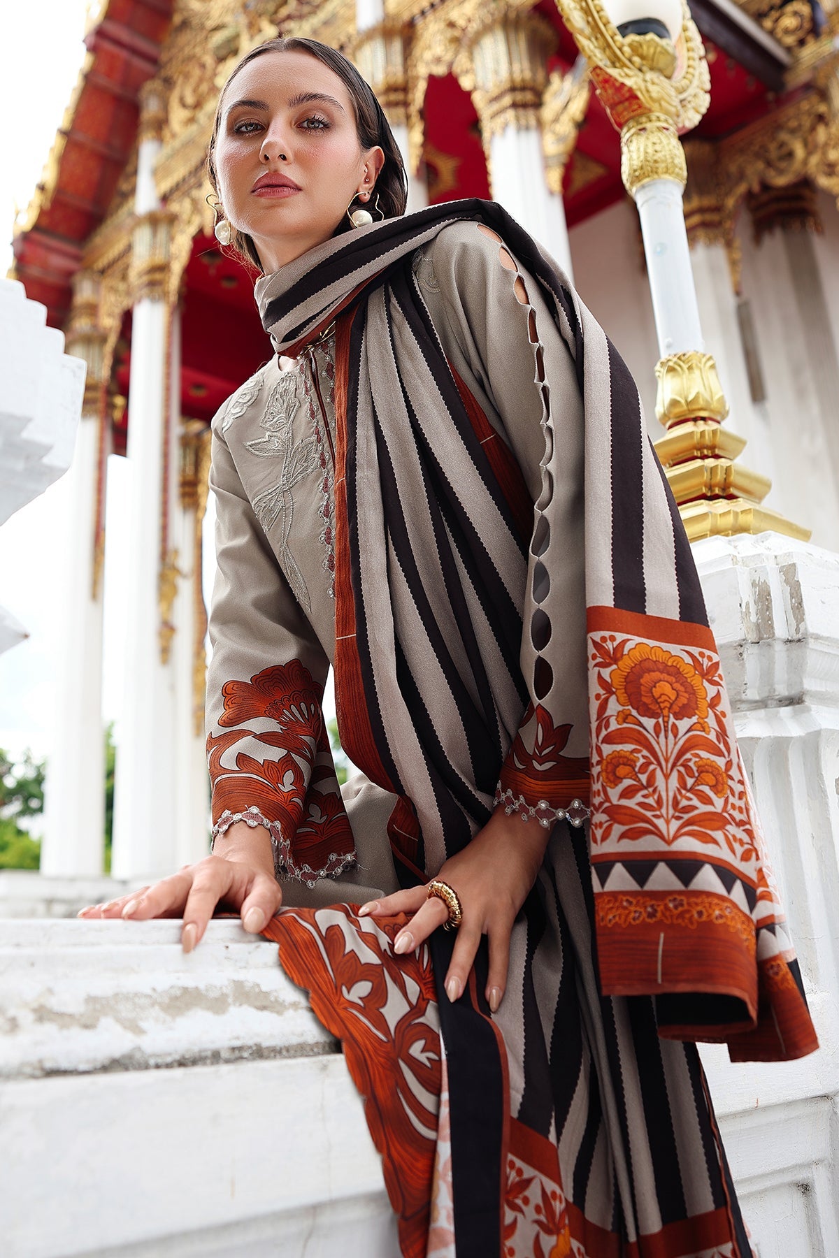 Charizma ANW6-05 Aniq Vol 1 Unstitched Linen Fall winter 25