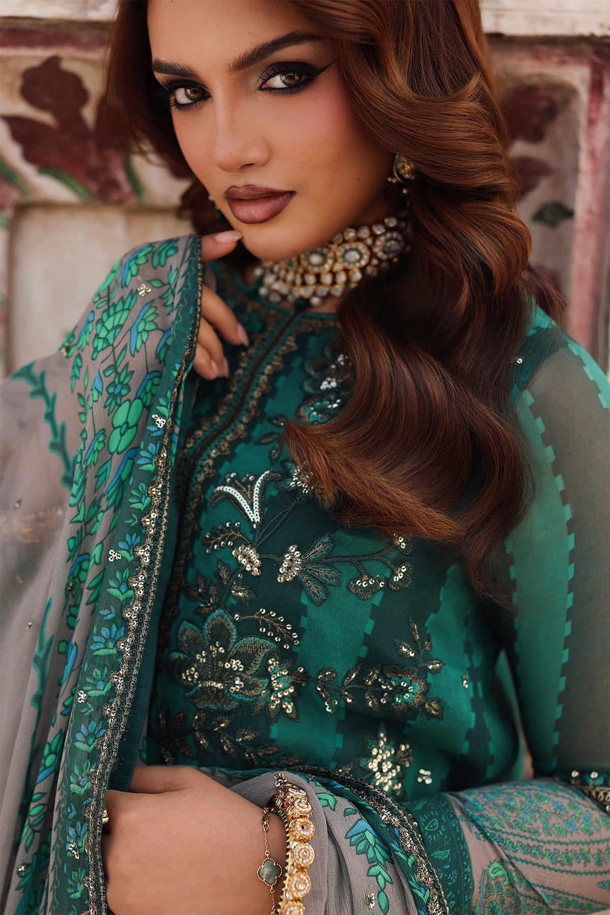 Charizma VSL25-40 Vasal Vol-06 3-pc Unstitched Chiffon Collection 25'