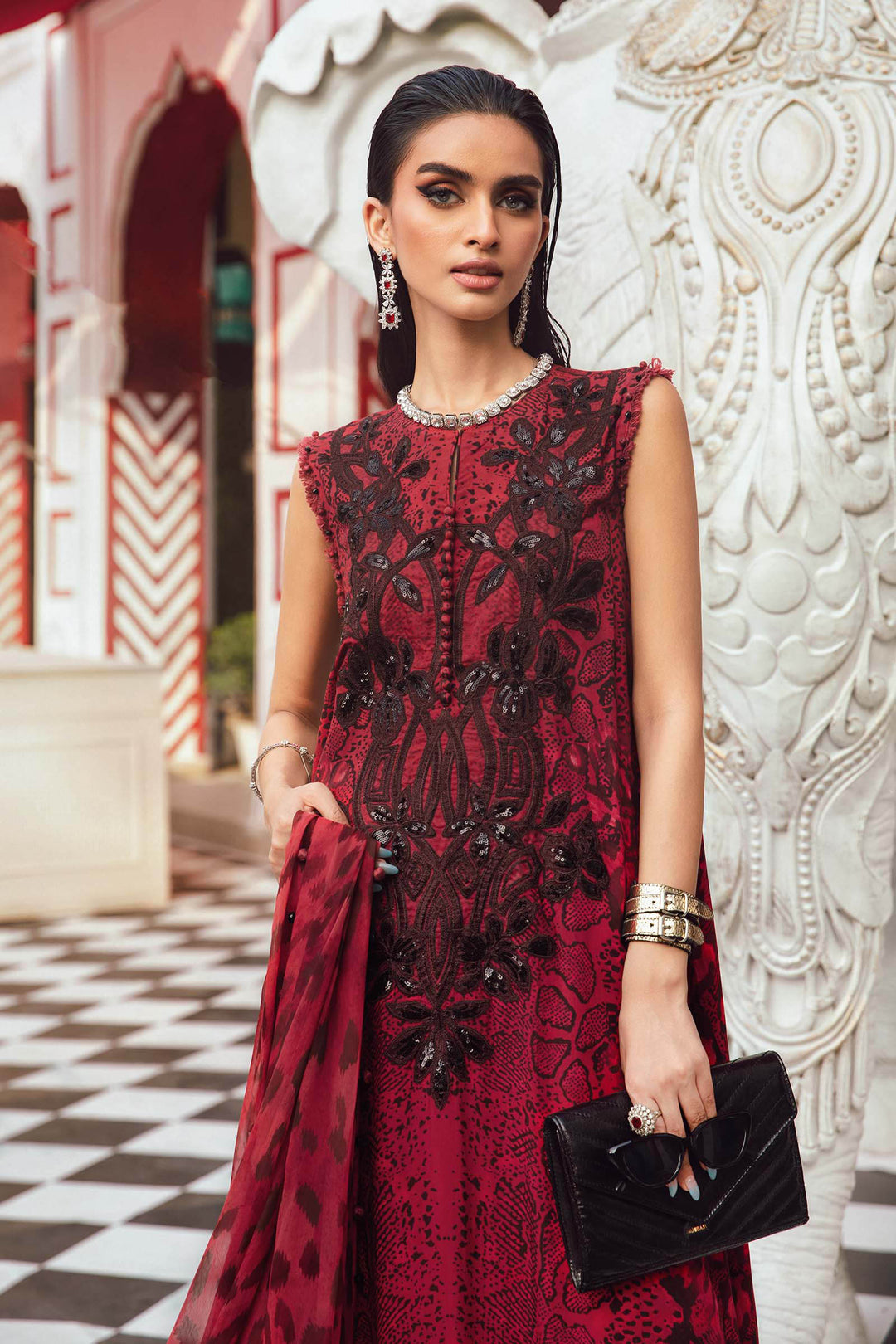 Maria b Mprint MPT-2702-A Unstitched Fall Edit 25'