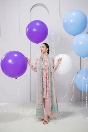 Qalamkar EM-05 (A) ZELDA Qprints ii (Unstitched)