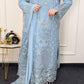 Tawakkal by Shahid Ice Blue Ready to wear Chiffon Collection