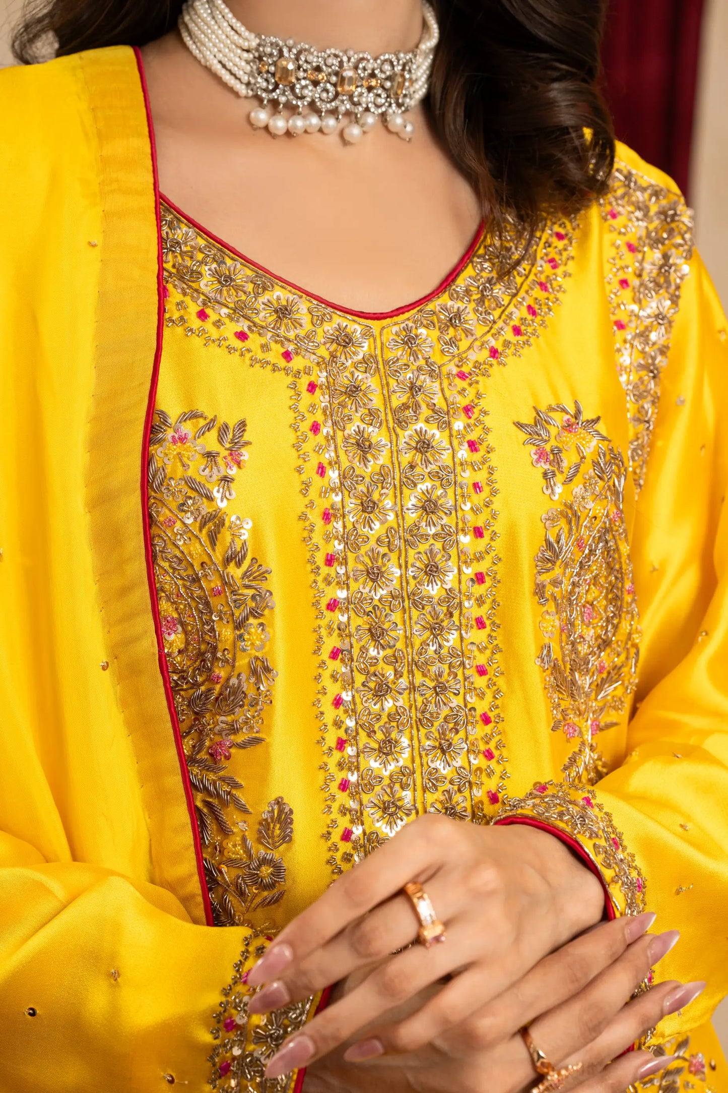 Amna Khurram D-02 Handmade Silk Collection 25
