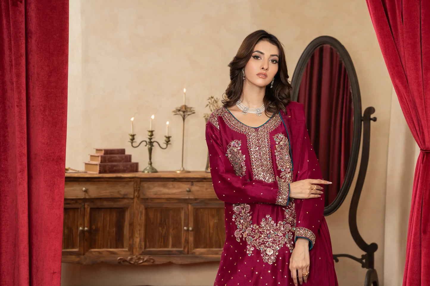 Amna Khurram D-03 Handmade Silk Collection 25
