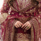 Haseens official Shocking Pink Ready to wear Chiffon Collection