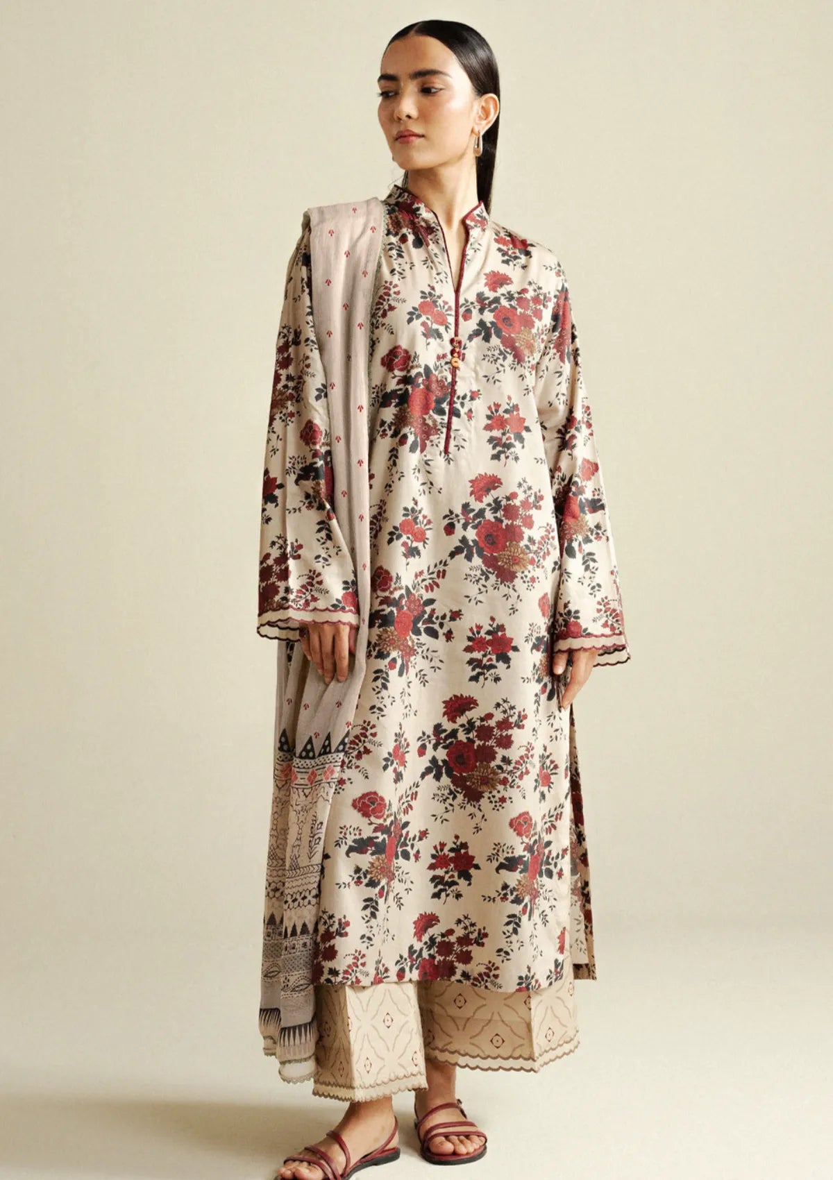 Coco by Zara shahjahan Aster D4B Drop-4 Unstitched 25'