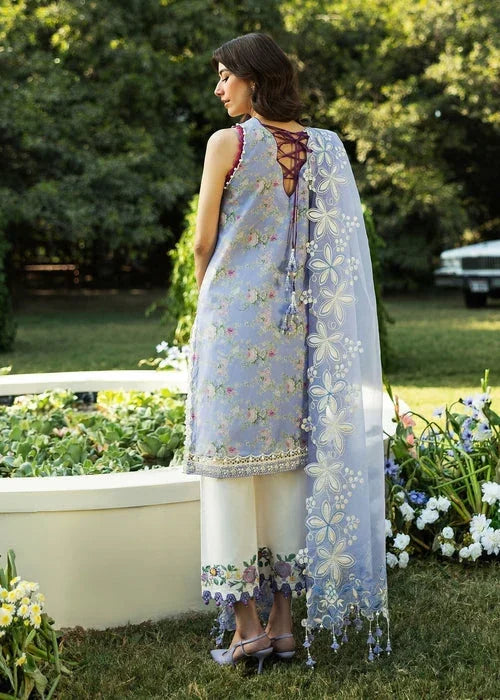 Sadaf Fawad Khan D04-A BLOOM Siraa Embroidered Lawn Unstitched 3Pc Suit