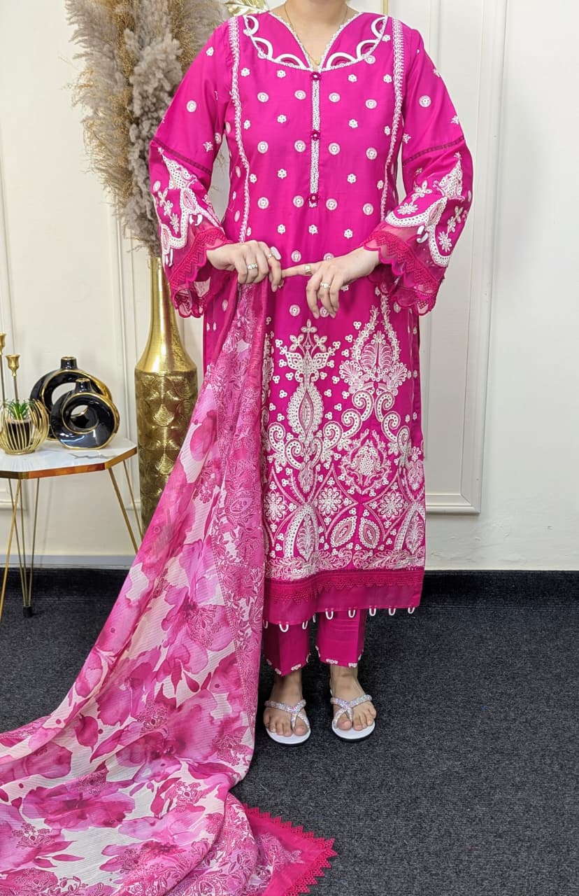 Zellbury WUC25E30078 Chikankari Ready to wear