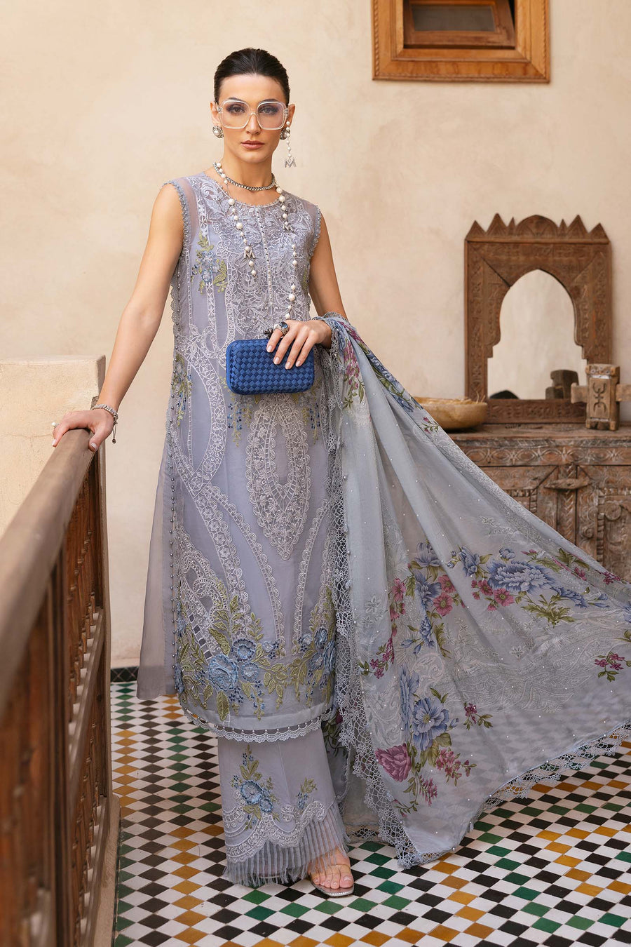 Maria B D-09B Voyage A Luxe Luxury Lawn 25