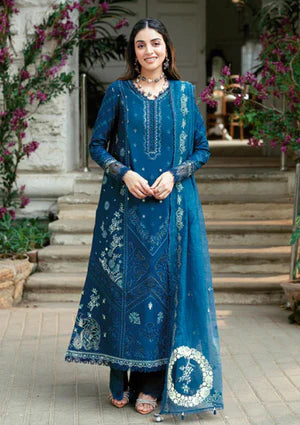 Qalamkar SB#11 Noray Lawn Luxury Eid Edit 25 (Unstitched)