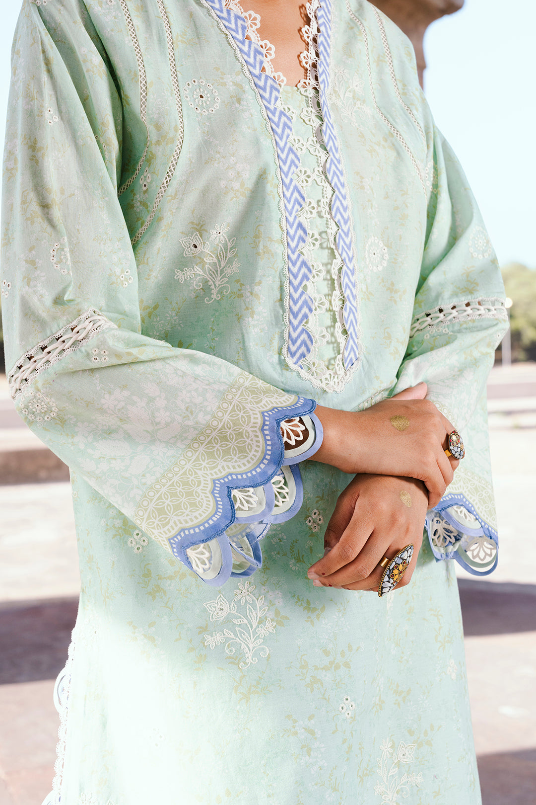 Zellbury WUS25E30529 Chikankari Collection 25'