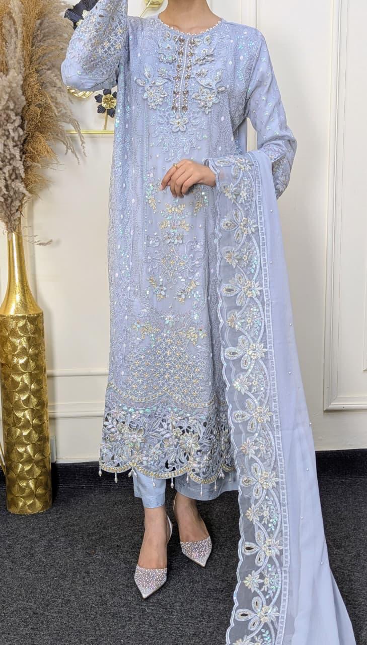 Tawakkal by Shahid Purple Ready to wear Chiffon Collection