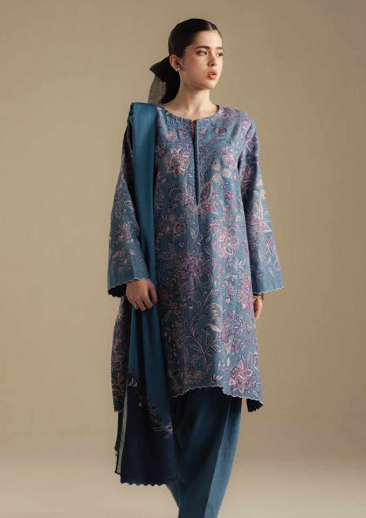 Coco by Zara Shahjahan MIST-2B Unstitched Winter Collection 25