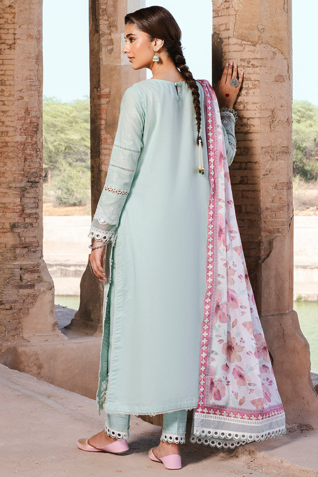Zellbury WUS25E30826 Chikankari Collection 25'