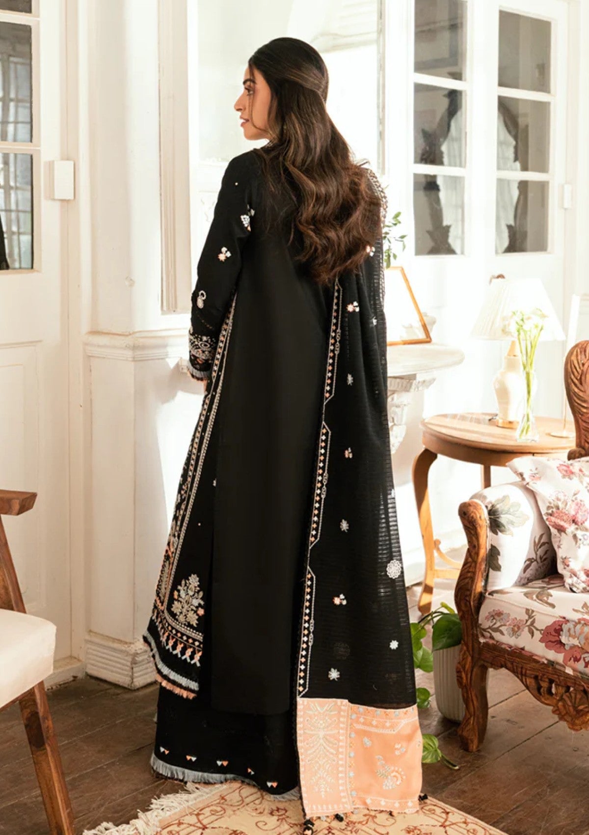 Qalamkar SB#03 Misha Lawn Luxury Eid Edit 25