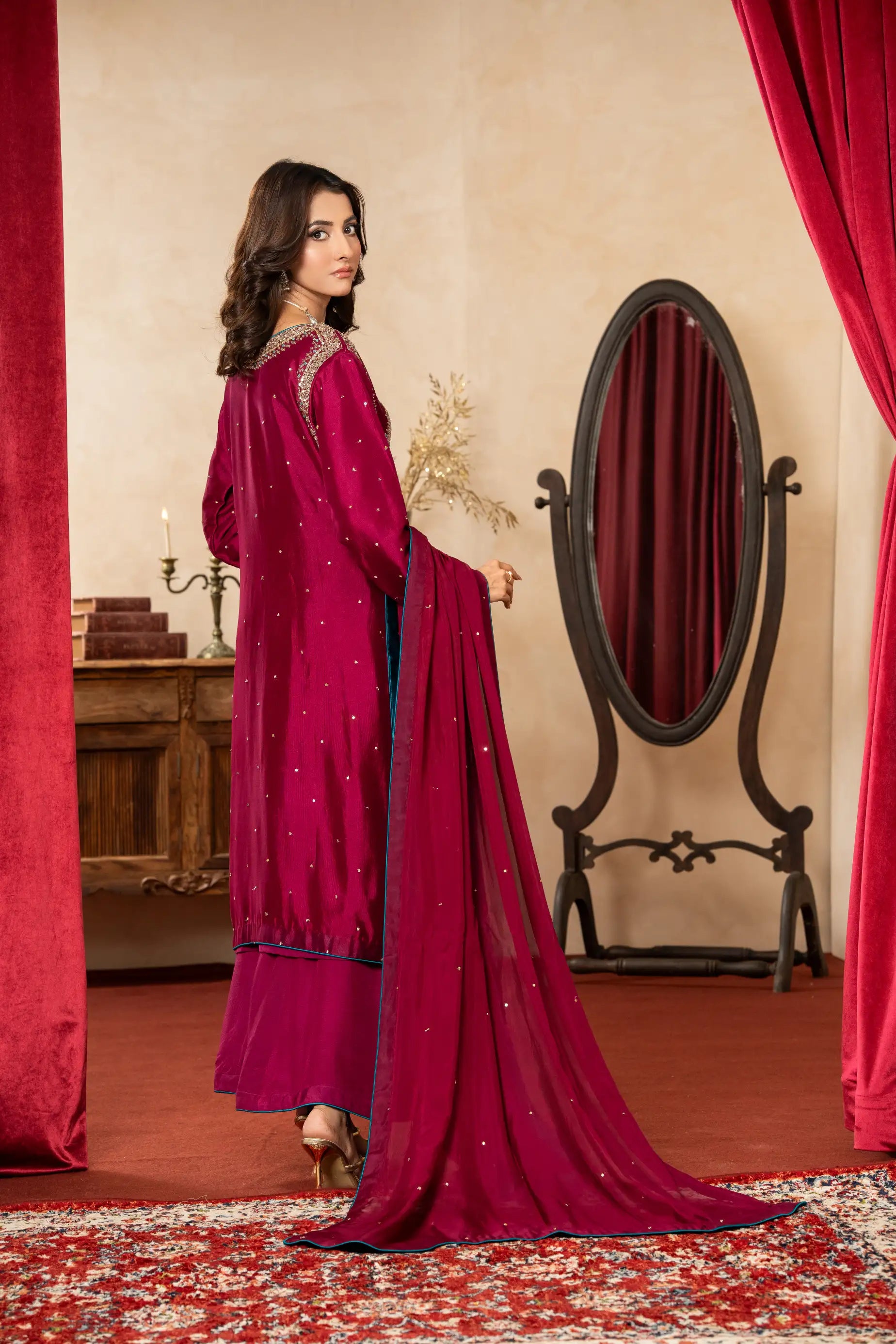 Amna Khurram D-03 Handmade Silk Collection 25
