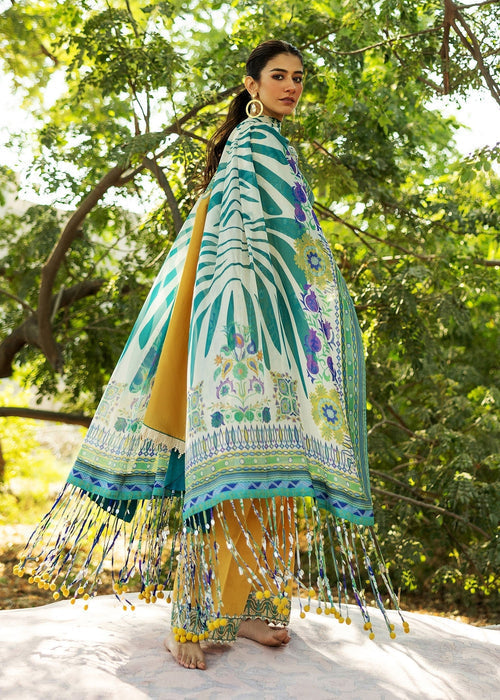 Sadaf Fawad Khan D06-B LIANA Siraa Embroidered Lawn Unstitched 3Pc Suit