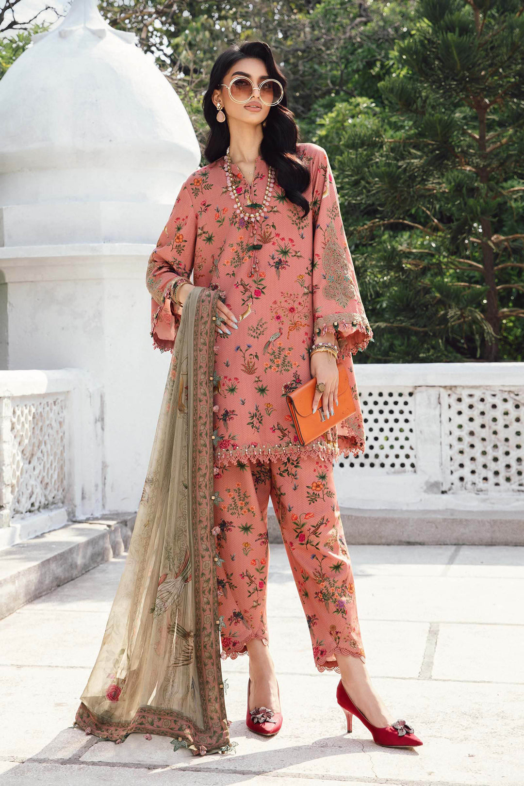 Maria b Mprint MPT-2707-A Unstitched Fall Edit 25'