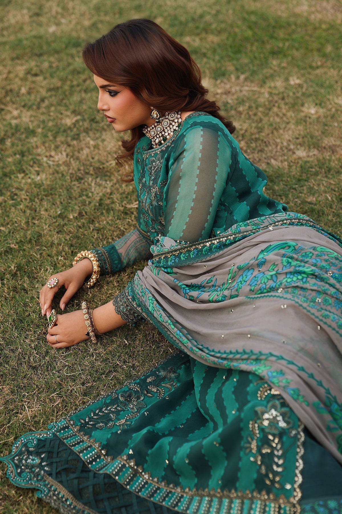 Charizma VSL25-40 Vasal Vol-06 3-pc Unstitched Chiffon Collection 25'