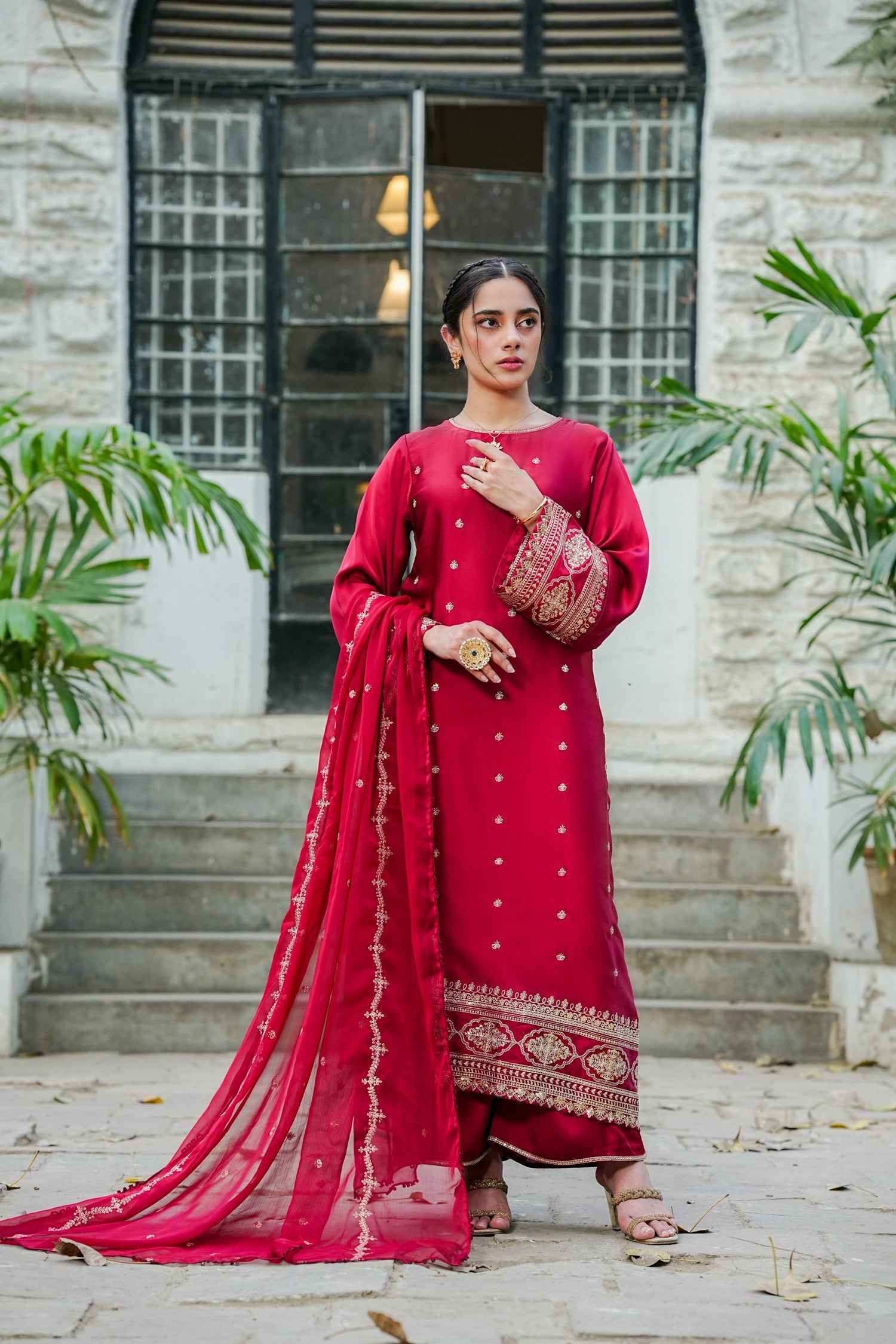 Amna Khurram D-10 Ready to wear Silk Collection