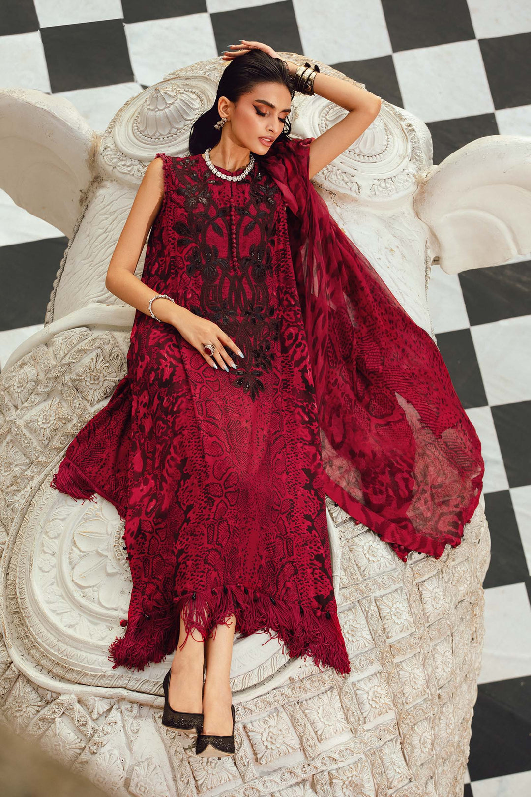 Maria b Mprint MPT-2702-A Unstitched Fall Edit 25'