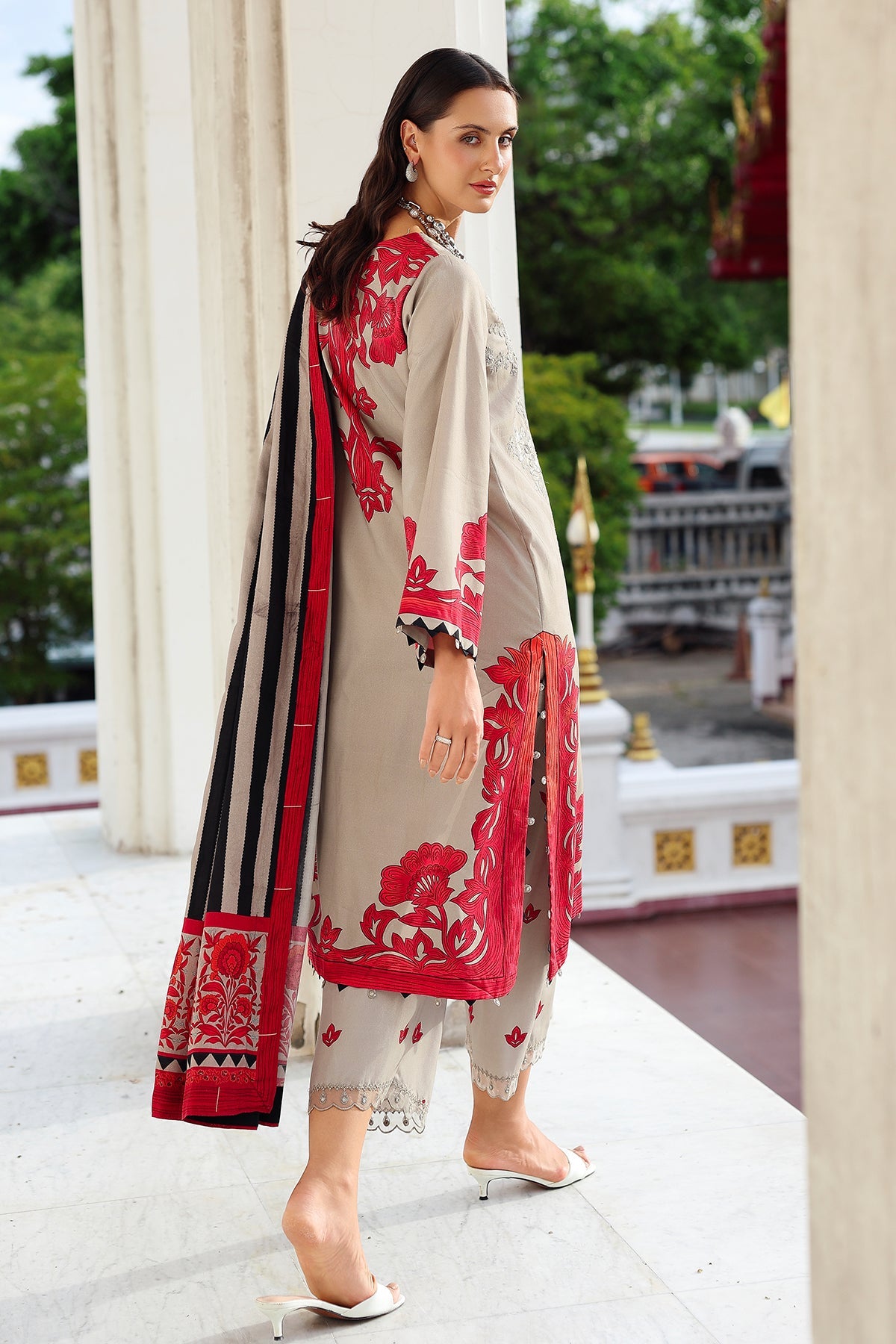 Charizma ANW6-08 Aniq Vol 1 Unstitched Linen Fall winter 25