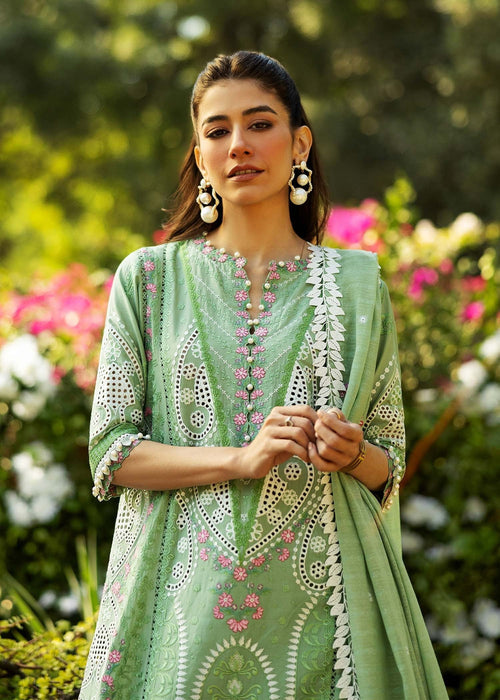 Sadaf Fawad Khan D07-A FRENCH HEART Siraa Embroidered Lawn Unstitched 3Pc Suit