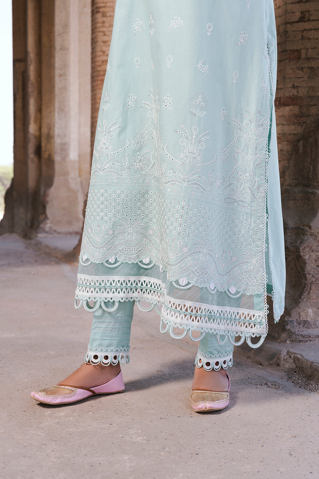Zellbury WUS25E30826 Chikankari Collection 25'