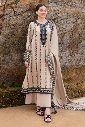 CROSS STITCH WOVEN GRACE-3PC COTTON SATIN READY TO WEAR