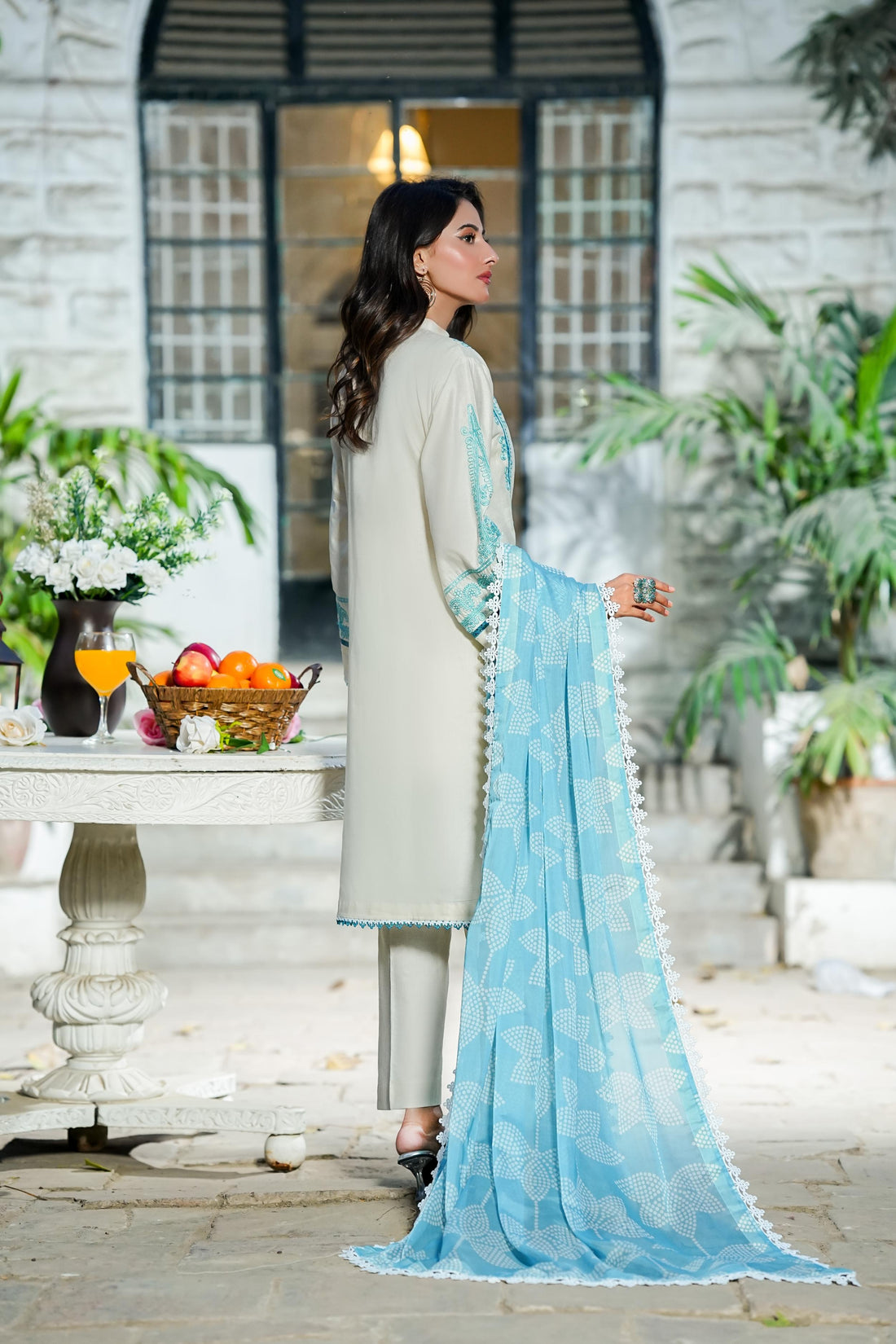 Amna Khurram D-14 Ready to wear Silk Collection