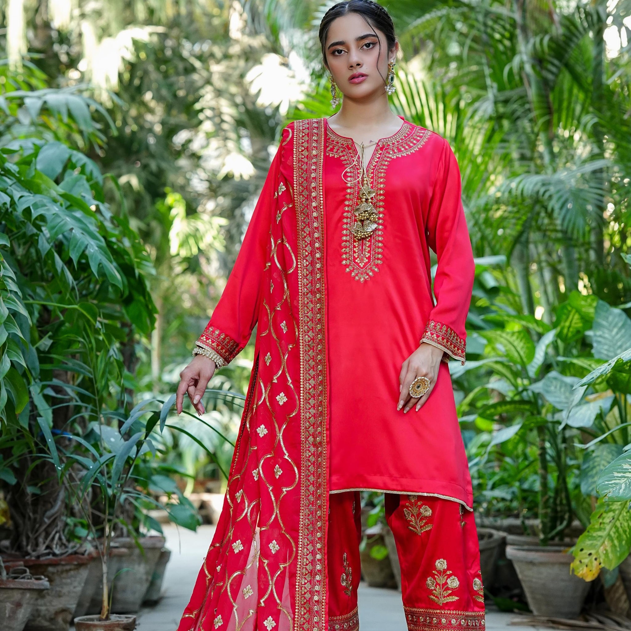 Amna Khurram D-03 Ready to wear Silk Collection