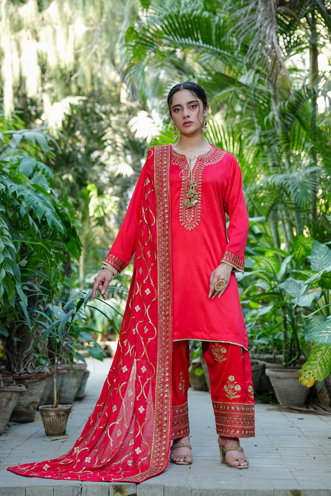 Amna Khurram D-03 Ready to wear Silk Collection