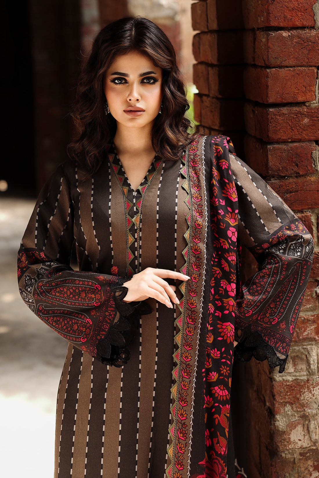 Charizma ANW6-09 Aniq Vol 1 Unstitched Linen Fall winter 25