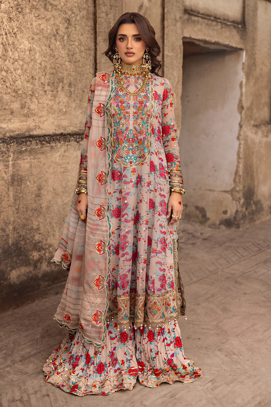 Charizma 3-PC Unstitched Luxury Chiffon Collection VSL25-08