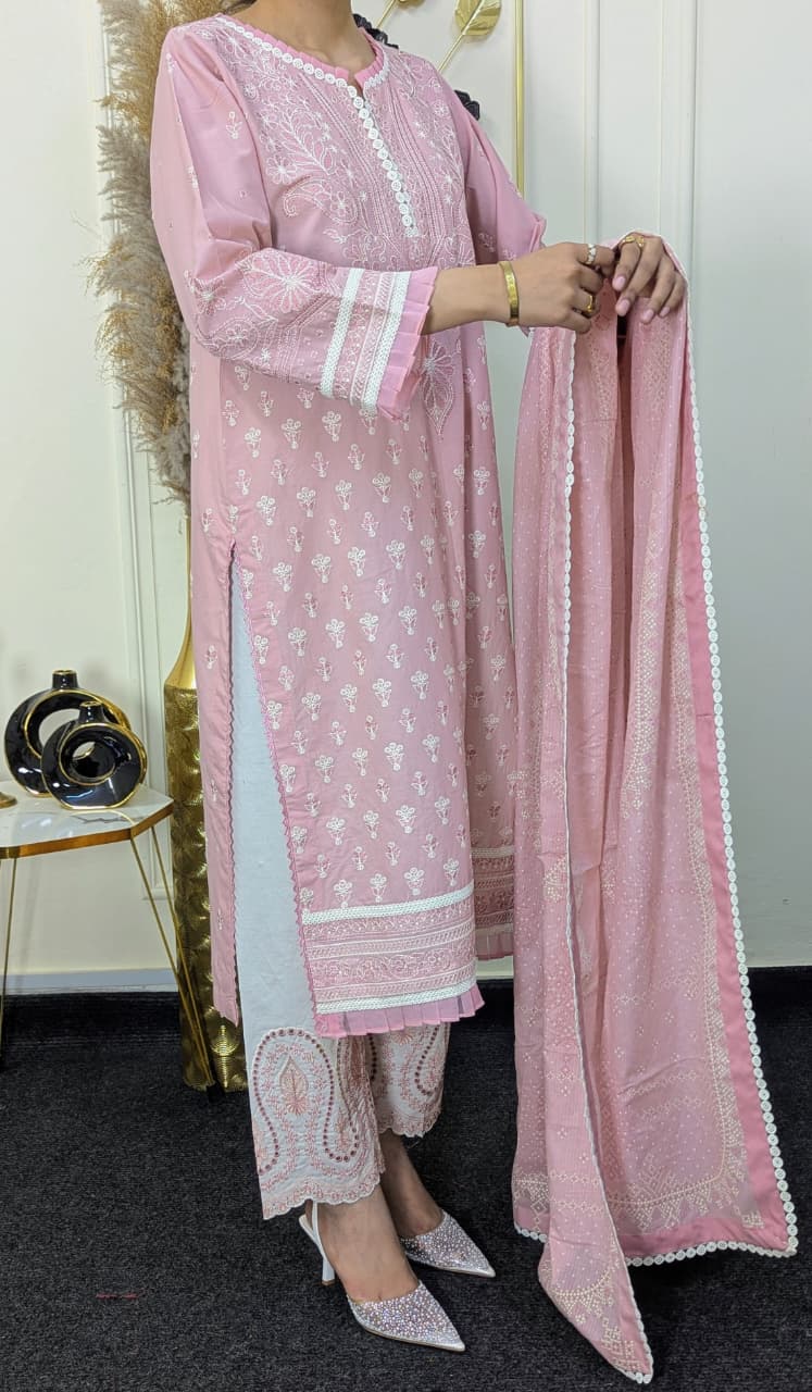 Zellbury WUC25E30072 Chikankari Ready to wear