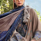 Maria b Mprints 6A Unstitched Embroidered Twill Linen 25'