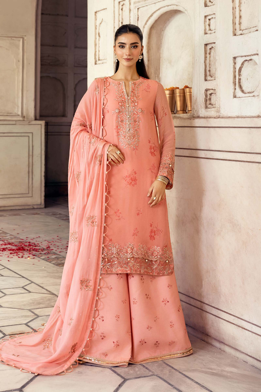 Maria b Mbasics D-07 3Pc Unstitched Festive Collection