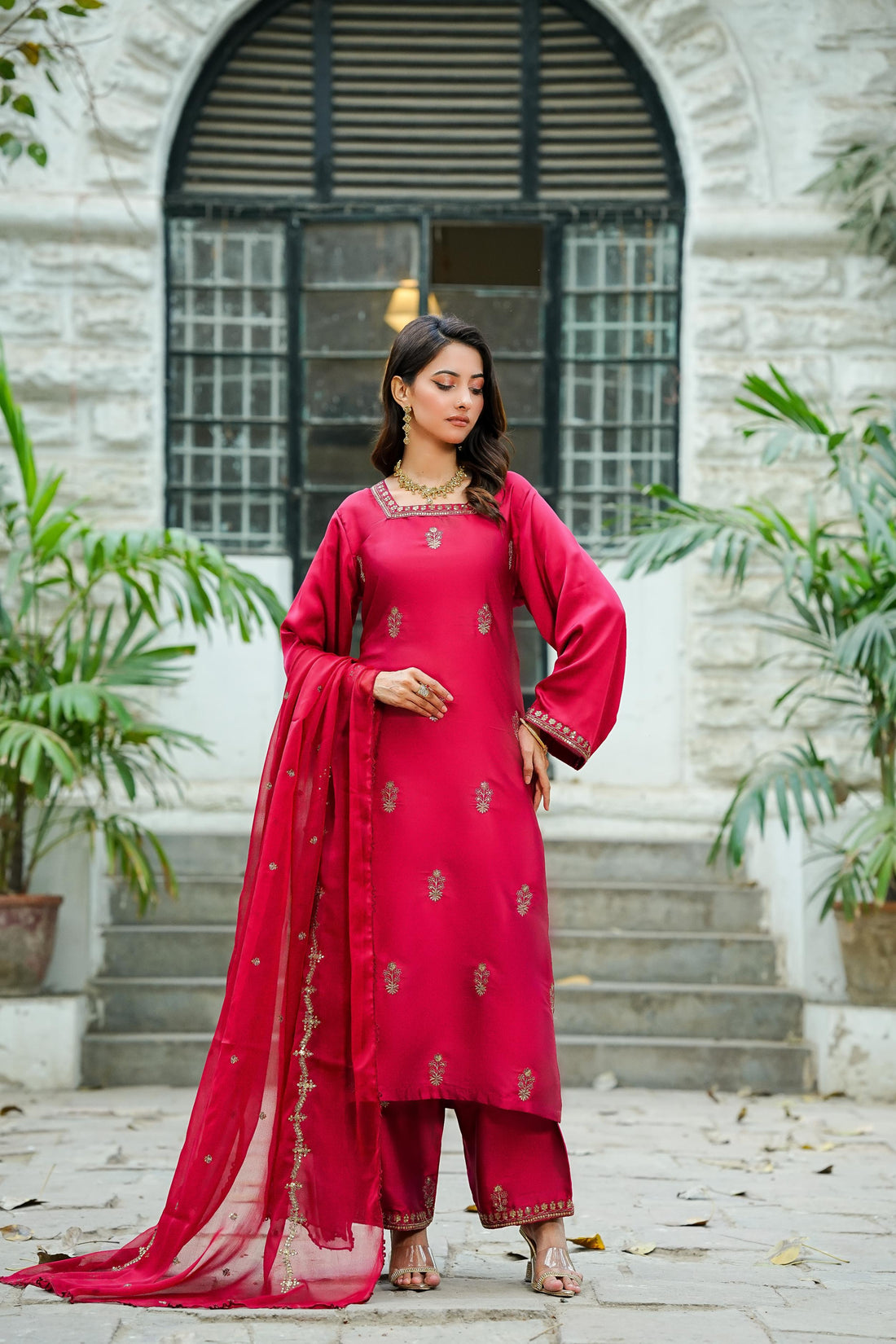 Amna Khurram D-11 Ready to wear Silk Collection