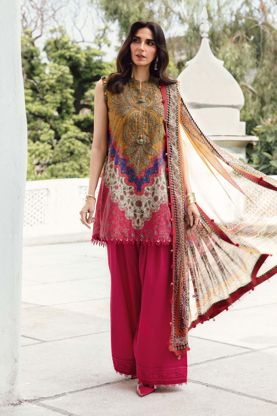 Maria b Mprint MPT-2710-A Unstitched Fall Edit 25'