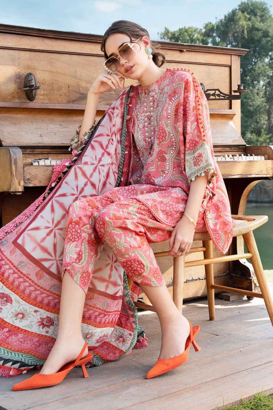 Maria B Mprint 13A Lawn Collection 25'